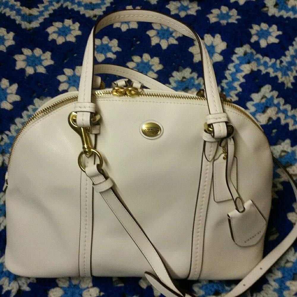 White Coach Bag